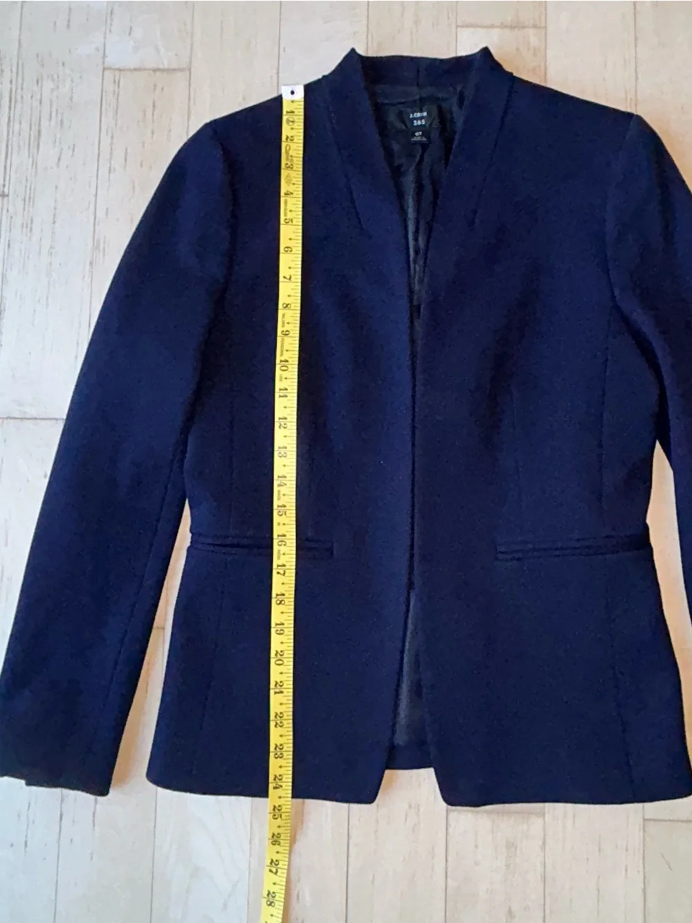 J. Crew Women’s Tall Going Out Blazer in Stretch Twill Navy Size 6 Tall H2791